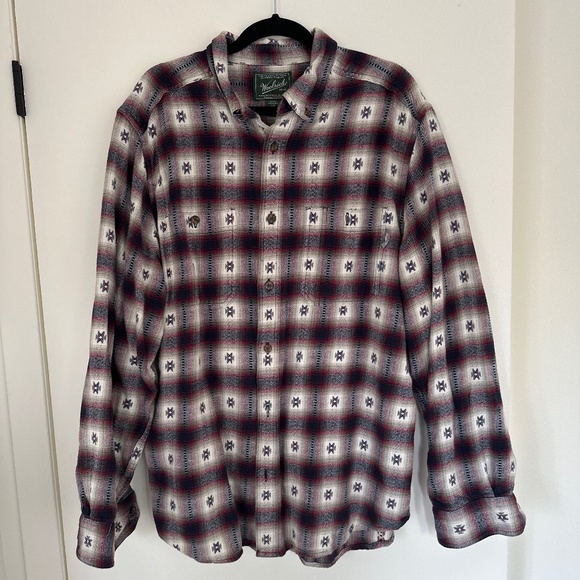 Woolrich Flannel Button Up - Picture 1 of 3